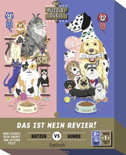 Produktbild von Puzzle-Duell – Das ist mein Revier!: Wer puzzelt sich zuerst zum letzten Teil? von Ridley’s Games