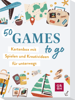 50 Games to go - Kartenbox mit vielen Spielen und Kreativideen für unterwegs