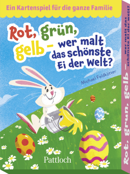 Produktbild von Rot, grün, gelb – Wer malt das schönste Ei der Welt?: Ein Kartenspiel für die ganze Familie von Michael Feldkötter