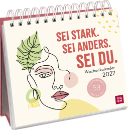 Produktbild von Wochenkalender 2027: Sei stark. Sei anders. Sei DU. von Kristin Funk