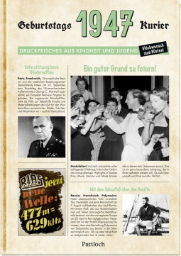 Produktbild von 1947 - Geburtstagskurier: Druckfrisches aus Kindheit und Jugend von Ute Wielandt