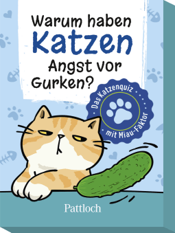 Produktbild von Warum haben Katzen Angst vor Gurken?: Das Katzenquiz mit Miau-Faktor