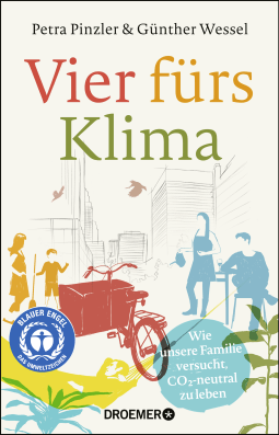 Buchcover von Four Help the Climate: Wie unsere Familie versucht, CO2-neutral zu leben von Petra Pinzler, Günther Wessel
