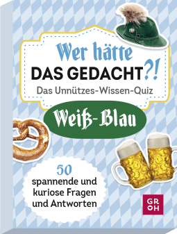 Produktbild von Wer hätte das gedacht?! Das Unnützes-Wissen-Quiz Weiß-Blau von Susanne Lieb