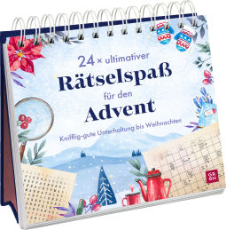 Produktbild von 24 x ultimativer Rätselspaß für den Advent: Knifflig-gute Unterhaltung bis Weihnachten von Stefan Heine