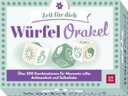 Produktbild von Würfelorakel – Zeit für dich: Über 200 Kombinationen für Momente voller Achtsamkeit und Selbstliebe