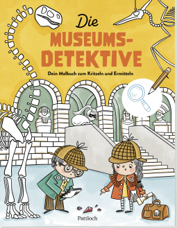 Produktbild von Die Museumsdetektive: Dein Malbuch zum Kritzeln und Ermitteln