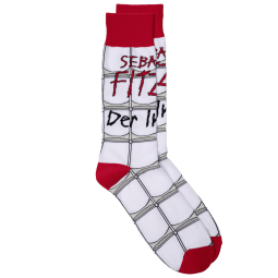 Sebastian Fitzek-Socken "Der Insasse" Größe 41-46