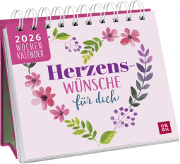 Mini-Wochenkalender 2026: Herzenswünsche für dich