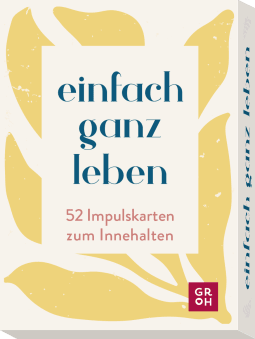Produktbild von Kartenset: einfach ganz leben: 52 Impulskarten zum Innehalten