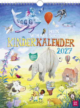 Produktbild von Wandkalender 2027: Mein Wimmel-Suchspaß Kinderkalender: Mit 12 fantasievollen Illustrationen des Ateliers Hafenstraße