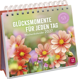 Produktbild von Wochenkalender 2027: Glücksmomente für jeden Tag