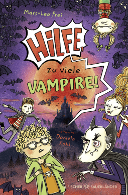 Buchcover von Hilfe, zu viele Vampire! von Mars-Leo Frei