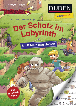 Buchcover von Duden Leseprofi – Mit Bildern lesen lernen: Der Schatz im Labyrinth  von Fabian Lenk