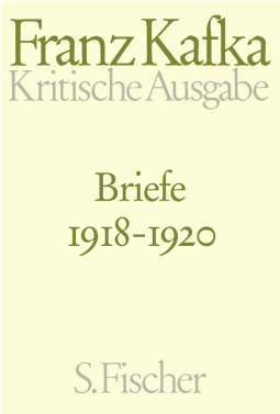 Buchcover von Briefe 1918-1920: Band 4 von Franz Kafka
