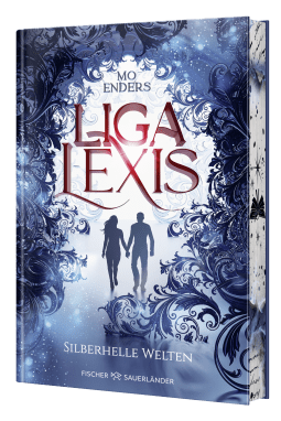 Buchcover von Liga Lexis – Silberhelle Welten von Mo Enders