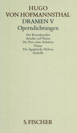 Buchcover von Dramen V. Operndichtungen von Hugo von Hofmannsthal