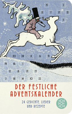 Buchcover von Der festliche Adventskalender: 24 Gedichte, Lieder und Rezepte