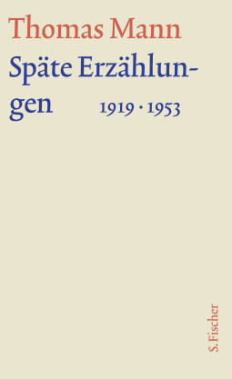 Buchcover von Späte Erzählungen 1919-1953 von Thomas Mann