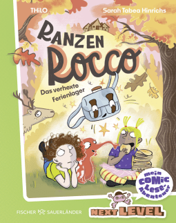 Buchcover von Ranzen Rocco – Das verhexte Ferienlager: Mit interaktiven Bildrätseln  von THiLO