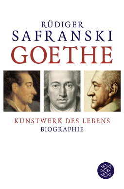 Buchcover von Goethe: Kunstwerk des Lebens von Rüdiger Safranski