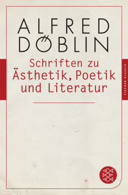 Buchcover von Schriften zu Ästhetik, Poetik und Literatur von Alfred Döblin
