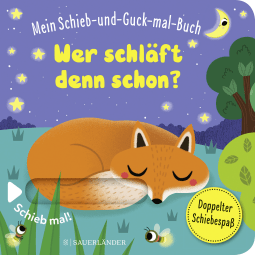 Buchcover von Mein Schieb & Guck-mal-Buch: Wer schläft denn schon?: Gute Nacht Spielbuch ab 2 Jahren