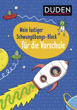Buchcover von Duden: Mein lustiger Schwungübungs-Block für die Vorschule von Christina Braun