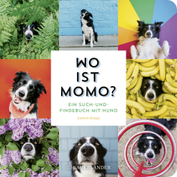 Buchcover von Wo ist Momo?: Ein Such- und Findebuch mit Hund von Andrew Knapp