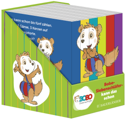 Buchcover von Bobo Siebenschläfer kann das schon (Würfel): Erstes Lernen: Farben, Zahlen, Jahreszeiten, Gegensätze, Draußen, Zuhause