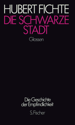 Buchcover von Die schwarze Stadt: Glossen von Hubert Fichte