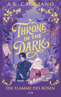 Buchcover von Throne in the Dark: Die Flamme des Bösen von A. K. Caggiano