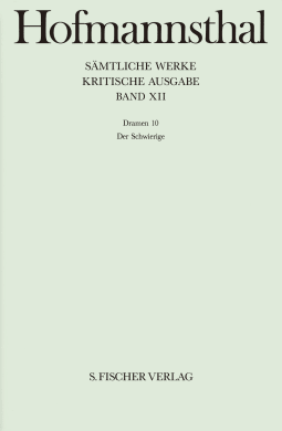 Buchcover von Dramen 10: Der Schwierige von Hugo von Hofmannsthal