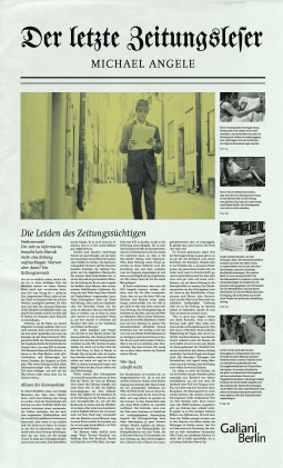 Buchcover von Der letzte Zeitungsleser von Michael Angele