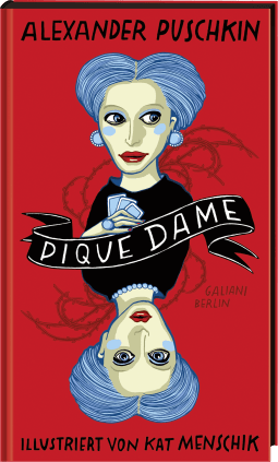 Buchcover von Pique Dame von Alexander Puschkin, Kat Menschik