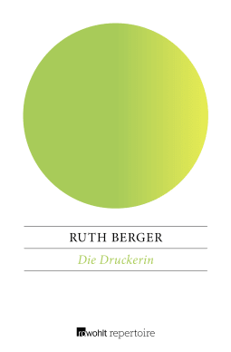Buchcover von Die Druckerin von Ruth Berger