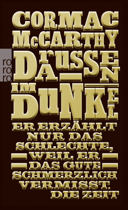 Buchcover von Draußen im Dunkel von Cormac McCarthy
