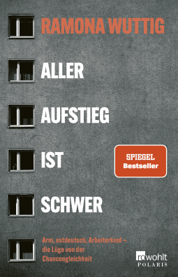 Buchcover von Aller Aufstieg ist schwer: Arm, ostdeutsch, Arbeiterkind – die Lüge von der Chancengleichheit von Ramona Wuttig