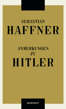 Buchcover von Anmerkungen zu Hitler von Sebastian Haffner