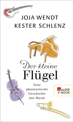 Buchcover von Der kleine Flügel: Eine phantastische Geschichte mit Musik von Joja Wendt, Kester Schlenz
