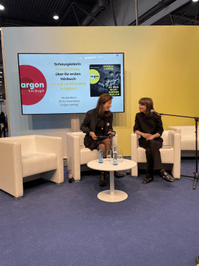 Svenja Liesau auf der Bühne.