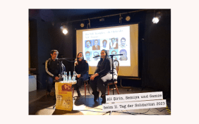 Ali Şirin, Semiya und Gamze beim 11. Tag der Solidarität 2023