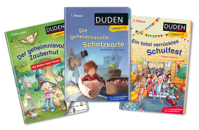 Screenshots dreier Duden Bücher