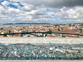 Blick über Lissabon