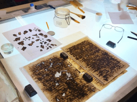 Restauration eines Textes