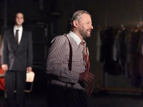 Schauspieler im Rampenlicht