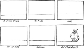 Comic mit Teufel