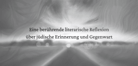 Schwarz-weiße digitale Kunst, die eine unscharfe Straße mit Bokeh-Lichtern darstellt, die in einen hellen Horizont führt, umgeben von wirbelnden, rauchartigen Mustern.