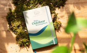 Cover des Outdoor-Reisetagebuches von Sabrina Bechtold