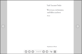 Leseprobe Yade Önder Wir wissen, wir könnten, und fallen synchron